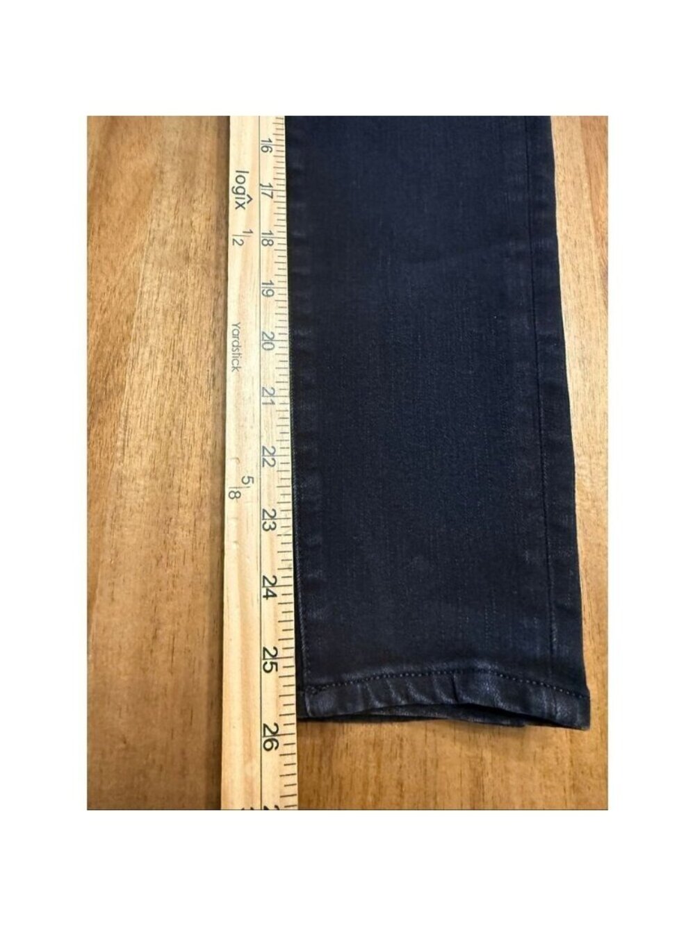 Mid Rise Jegging Dream Stretch Jeans Black Denim Size 6 - Picture 7 of 8